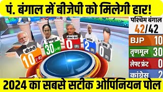 Lok Sabha Election 2024 Opinion Poll पं बंगाल में नहीं दिखेगा मोदी का जादू  Election  Bjp [upl. by Lauhsoj]