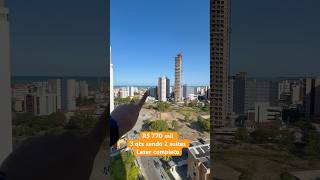 Apartamento ao lado do Parque com vista mar 3 qts sendo 2 suites R 770 mil cinata [upl. by Ayetal]