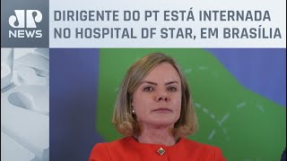 Gleisi Hoffmann passa por cirurgia para corrigir obstrução coronária [upl. by Straus63]