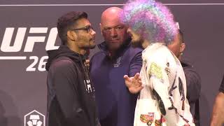 Sean OMalley vs Raulian Paiva Press Conference Staredown  UFC 269  MMA Fighting [upl. by Gellman893]