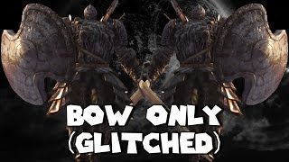 Dark Souls 2 SoTFS Bow Only vs Dual Pursuers Glitched [upl. by Franzen]