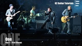 Part 7 One U2 Guitar Tutorial  First Chorus [upl. by Metts966]