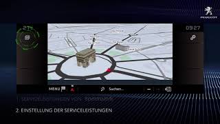 Aktivierung vernetzte Serviceleistungen V3 mit PEUGEOT Connect Box – 10‘‘ [upl. by Ahsyla]