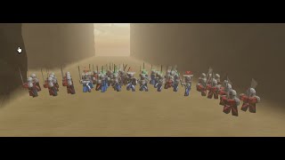 3 Knights FOR OUR LORD ROBLOX WARLORDS [upl. by Ahsilrak]