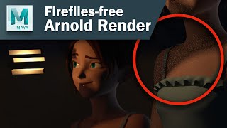 Speed up your Arnold renders in Maya and remove fireflies and noise in low light conditions [upl. by Ahsaei788]