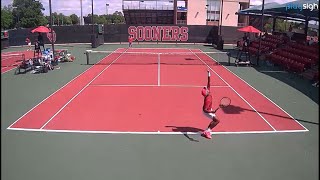 Nishesh Basavareddy  Stanford  Vs Trevor Svajda  SMU  NCAA Championships 2024 R32 [upl. by Lyndsay]