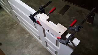 DIY Custom size Hinge Template Jig Шаблон для дверных петель [upl. by Crow]