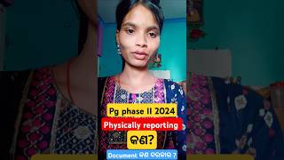 cpet phase 2 selection process 2024 cpet reporting documents  Pg Spot Admission 2024missrout [upl. by Etsirk239]