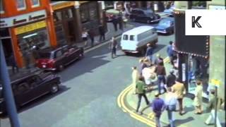 Daytime Streets 1960s London Soho Rare Colour Footage From 35mm [upl. by Aisac]