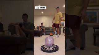 Trick Shots Of 3 Years  😱👌💯 shorts [upl. by Tertias]