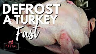 How To Thaw Turkey Fast  Best Way to Defrost Turkey Quickly [upl. by Violeta562]