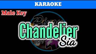 Chandelier by Sia  Karaoke  Male Key [upl. by Hortensa]