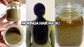 This MORINGA HAIR MASK will lead to Strong Long amp Thick Hair [upl. by Waldner]