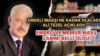 EMEKLİ MAAŞI NE KADAR OLDU ALİ TEZEL AÇIKLADI [upl. by Mariel953]