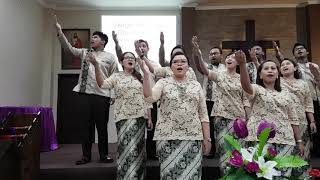 Hanya Dia Tuhan  GKII Tiberias Choir [upl. by Ztnaj]