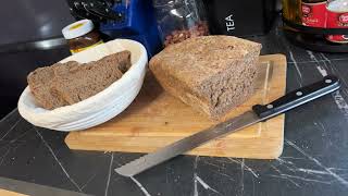 QIAMO Gärkörbchen rund Gärkorb zum brotbacken Gärkörbchen Set zum backen Unboxing und Anleitung [upl. by Ehgit340]