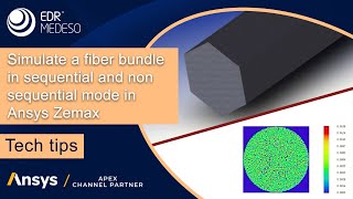 Simulate a fibre bundle in sequential and non sequential mode in Ansys Zemax [upl. by Spiro187]