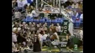 Shawn Kemp Sonics Dunk Highlights [upl. by Nile837]