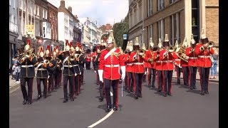 Changing the Guard at Windsor Castle  Saturday the 14th of July 2018 [upl. by Brady]