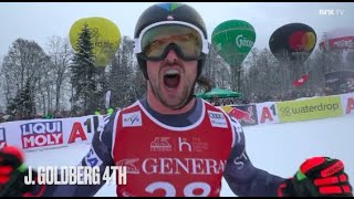 Thrilling Highlights of the Kitzbühel Downhill 🇦🇹 20012023 [upl. by Akemrej]