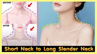 How to make your short neck to long slender neck  Neck taller Exercises amp Yoga [upl. by Llorre]