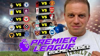 MES PRONOSTICS PREMIER LEAGUE  FULHAM  ARSENAL  WEST HAM  BRIGHTON  LUTON  CHELSEA [upl. by Faline]