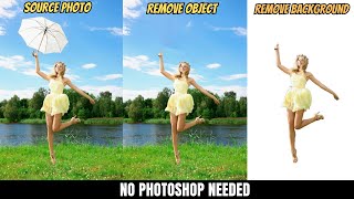 Remove Unwanted Objects and Backgrounds From Photos with AI App [upl. by Eelahc]