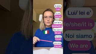 🇮🇹Coniugazione del verbo ESSERE Verb TO BE italian learnitalian italiano italia italy [upl. by Tasha512]