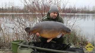 CARP FISHING IN WINTER AT ABBEY LAKES [upl. by Pompea969]