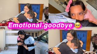 Emotional goodbye🥺  aisa surprise kbhi nhi diya  sitara yaseen vlog [upl. by Enegue]