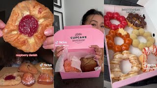 Dessert mukbang ASMR  TikTok compilation  7 [upl. by Jerrold]