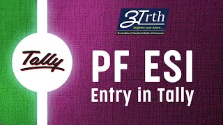 PF ESI entry in tally  How to pass pf esi entry in tally  Lesson 4 [upl. by Anilok903]