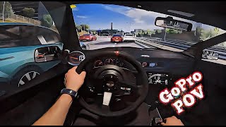 CUTTING UP IN TRAFFIC Assetto Corsa  Triple Screen Setup [upl. by Viola542]