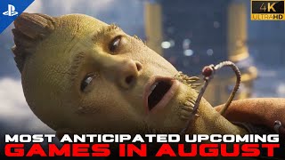 Most Anticipated Upcoming Games in August  PS5 XBOX PC amp NINTENDO SWITCH GAMES [upl. by Nonnairb]