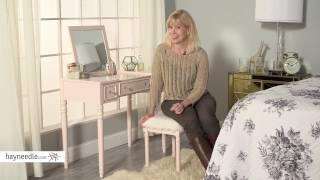 Linon Biltmore Vanity Set  Product Review Video [upl. by Ellehciram907]