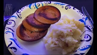 Food Review Newfoundland Steak amp Mashed Potatoes Trailer Park Boys [upl. by Netnerb687]