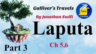 Gullivers Travels Jonathan Swift Urdu Part 3 quotA voyage to Laputaquot EWA [upl. by Siulesoj]