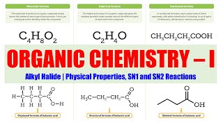 24 Alkyl Halide Physical Properties SN1 amp SN2 Reactions  SN1 amp SN2 Reaction  Organic Chemistry [upl. by Elmore]