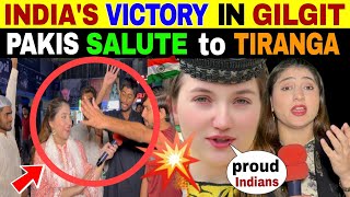 INDIAS VICTORY IN GILGIT BALTISTAN  SHOCKING REACTION ON ROAD SHOW [upl. by Trovillion]