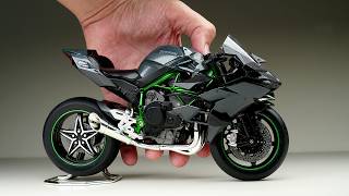 Unboxing of Kawasaki Ninja H2R 19 Scale Diecast Motorcycle [upl. by Uahc]