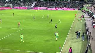 20241020 VfL Wolfsburg  SW Werder Bremen 24  nach dem 14 [upl. by Burford]