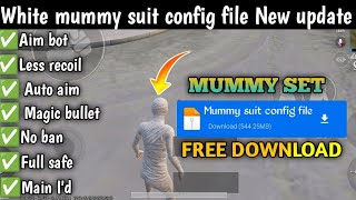 How to free mummy suit  mummy suit config file  free mummy suit pubg mobile  pubg skin hack [upl. by Anasxor33]