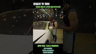 자동차 외관 박힌철분 흠집제거 광택후 후처리 과정2편그랜져 세차 광택 automobile [upl. by Aanas]