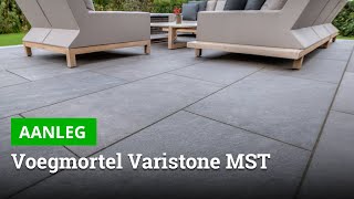 Bestrating invoegen met Varistone MST voegmortel  Bestratingswebnl [upl. by Grieve]