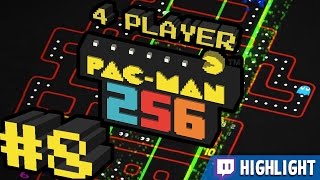 PacMan 256  8  LASER BEAMS Twitch Highlight [upl. by Anal]