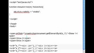 Showing a Hidden DIV Anchor in HTML  Web Design amp WordPress [upl. by Reilly]