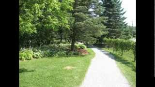 ParcMarie VictorinKingseyFallsQC 02 jardin des cascades02wmv [upl. by Inaj]