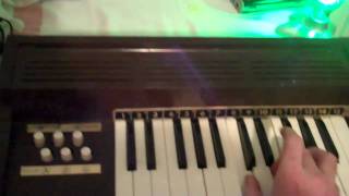 Vintage 1968 Magnus Chord Organ [upl. by Lashoh]