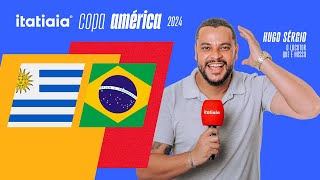 URUGUAI X BRASIL AO VIVO NA ITATIAIA  REACT DA COPA AMÉRICA 2024 [upl. by Retsbew865]