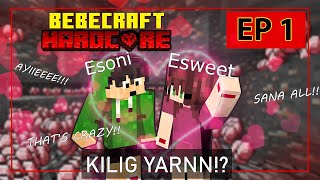 BEBECRAFT EP 1  KILIG YARNN Minecraft Hardcore Tagalog [upl. by Trebornhoj633]